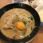 ガスト - 麺屋ガスト徳島ラーメン ライスセット
            