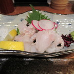 喜多郎寿し - 伝助あなご炙り造りアップ