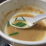 つけ麺 道 - スープ割りは少なめ