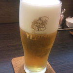Narikura - 揚げものにビール。意外と合いました。
