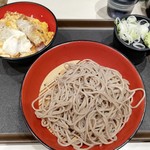 名代 富士そば - ミニかつ丼セット