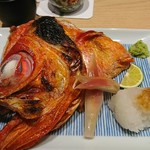 割烹 熊谷 - 金目鯛のかぶとやき