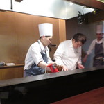 レストラン ラリューム - カウンター越しにライブが楽しめます♪