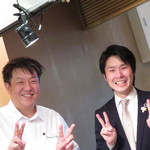 レストラン ラリューム - 進藤シェフと熊澤支配人ツーショット