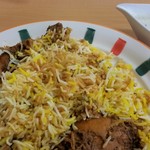 ハラールフードマルハバ - CHICKEN BIRYANI。