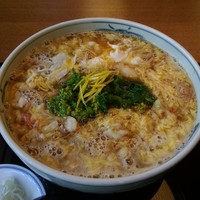そば会席 立会川 吉田家 - ずわい蟹のかき玉そば