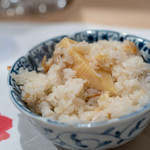 うを徳 - 2019.1 銚子ノドグロと鹿児島タケノコと木の芽の炊き込みご飯