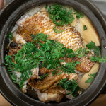 うを徳 - 2019.1 銚子ノドグロと鹿児島タケノコと木の芽の炊き込みご飯