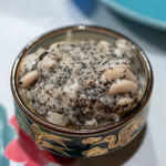 うを徳 - 2019.1 羅臼雲子と黒トリュフペーストのホイル焼きミニ丼