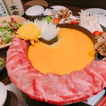 炉端ダイニング×くつろぎ個室 和み屋 - 料理写真:白湯スープ香る牛タンしゃぶしゃぶ