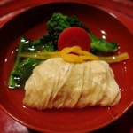 草喰 なかひがし - 開けると初日の出！！
      くもこの湯葉巻きが美味しい！