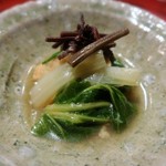 草喰 なかひがし - 箸休め、しゃくしなとお揚げの炊き戻し