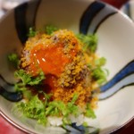 草喰 なかひがし - お代わり出来ないですと伝えると。。 
      此だけは食べて欲しいとミニミニなGCTKGを
      作ってくれました(*˘︶˘人)