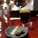 草喰 なかひがし - ショットコーヒーに金平糖とチーズが合いますわ✨