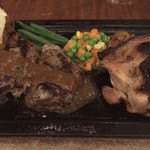 ハングリータイガー - オリジナルハンバーグとグリルチキン
      レギュラーセット  2,380円