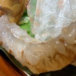 桂新堂本店 お食事処 百福庵 - 海老ちゃんは、本当に、新鮮そうです。