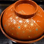 桂新堂本店 お食事処 百福庵 - 吸物です。綺麗な器ですよね。