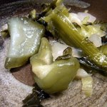 桂新堂本店 お食事処 百福庵 - お漬物もいい感じです。