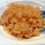 桂新堂本店 お食事処 百福庵 - えびそぼろですよ。 どうやって食べるのかというと。