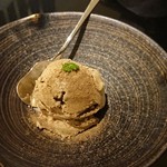 焼肉 喰心 - デザート  ほうじ茶アイス
