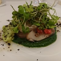 ARMONICO - 寒鰆のカルパッチョ 春菊のソース