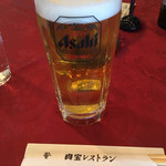 Teihou Kan Tori Kurabu - 生ビール700円