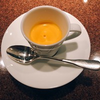 鉄板焼 すみだ - かぼちゃのスープ
