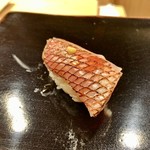 日本橋蛎殻町 すぎた - 金目鯛握り