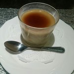 TEPPAN DINING KAMIYA - 黒糖のプリンです。