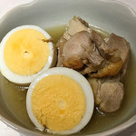 鶏肉と卵のさっぱり塩味煮込み