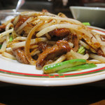 逸品園 - レバニラ炒め定食