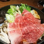 雲仙 福田屋 - 長崎和牛のすきしゃぶ♥️