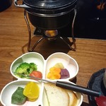 雲仙 福田屋 - チーズフォンデュ