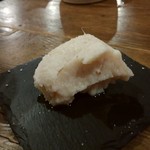 しょうがとお料理 こがね - お通し　自家製生姜豆腐