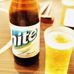 ウラ横 焼肉センター - hiteビール