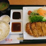 高森亭 - 牛カツランチ(1300円)