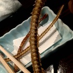 うなぎ 魚政 - 骨せんべい