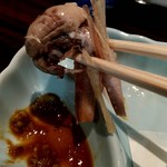 うなぎ 魚政 - うな肝　エイリアンっぽい(´▽`)ノ