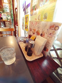 Shirukurodo - テーブル上の様子。