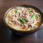 坂根食堂 - 2019年1月　肉うどん大盛り