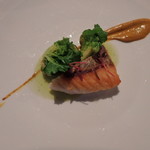 モトイ - ヘダイのポワレ　ムールのクーリとパセリのジュ