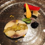 ラ・サンテ - 寒サバと茄子のマリネ　柚子風味。