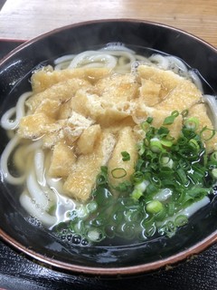 ふくろう茶屋 - きざみキツネうどん400円