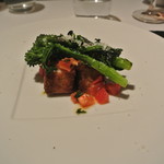 リストランテ カノフィーロ - 宮城産カジキマグロのコトレッタ、フルーツトマトのケッカソース