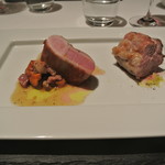 リストランテ カノフィーロ - ピレネー産乳飲み仔羊のアロースト