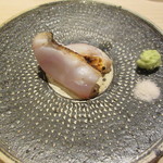 すし宮川  - 甘鯛の昆布〆