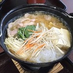 あいかも会館 - 鴨鍋定食