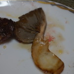 かたつむり - ヒラタケ焼き上がり