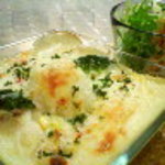 埜庵 - 白土芋とおもちの丸ごと野菜のシチューグラタン1000円*2008.12