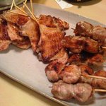 鳥長 - 焼き鳥盛り合わせ①